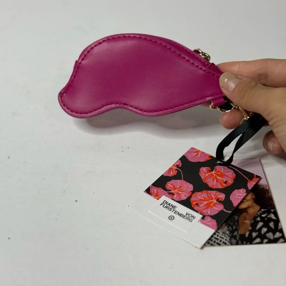 Diane Von Furstenberg x Target Pink Lips Coin Pouch DVF